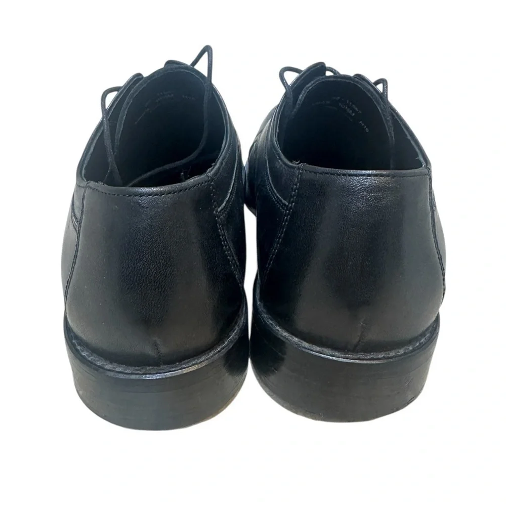 Johnston & Murphy Black Leather Oxfords 10 1/2 M
